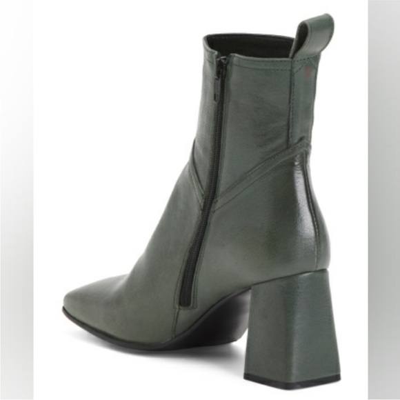 Napoleoni | Leather Wrapped Heeled Ankle Booties - Picture 15 of 15